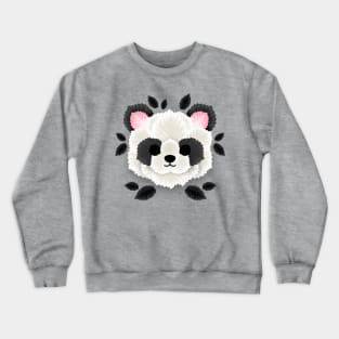 Panda of leaves Crewneck Sweatshirt